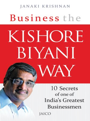 cover image of Business the Kishore Biyani Way